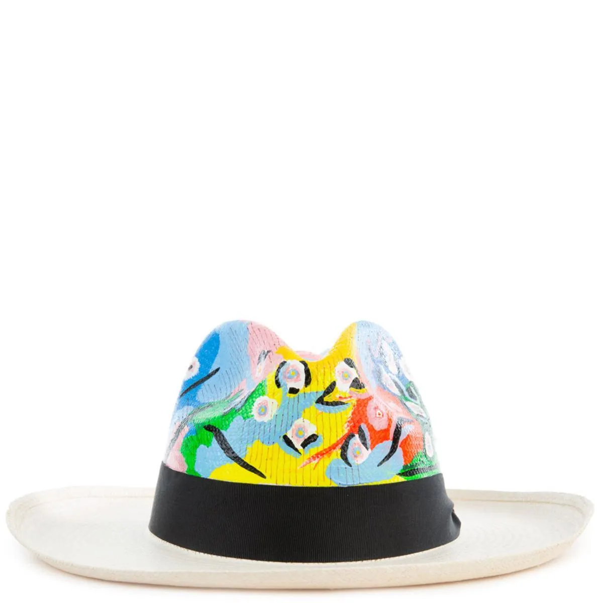 Oceano Multicolor Panama Hat Size S