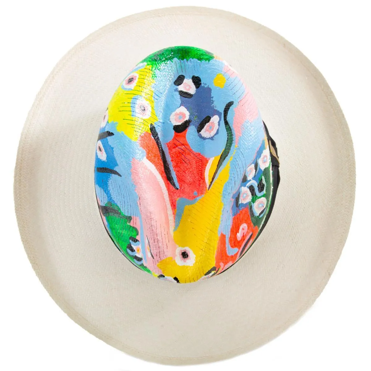 Oceano Multicolor Panama Hat Size S