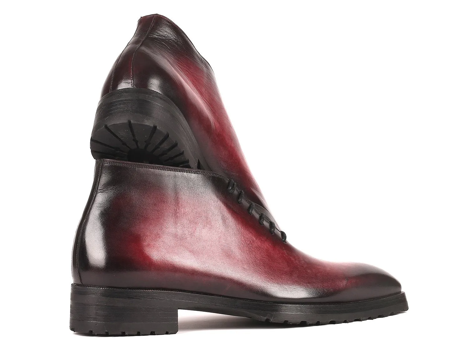 Paul Parkman Men's Ankle Boots in Bordeaux Burnished