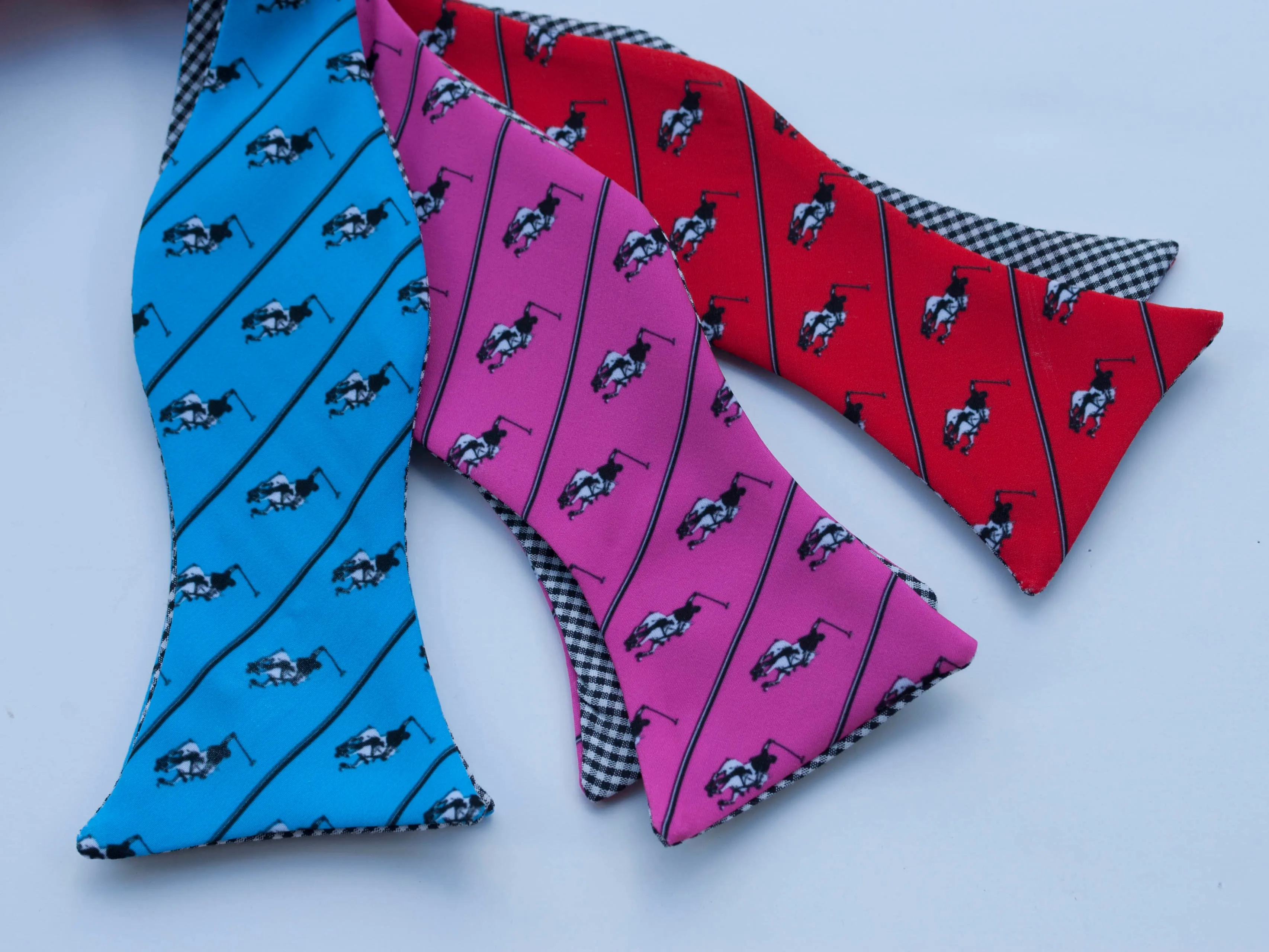 Polo Player Bow Tie - red