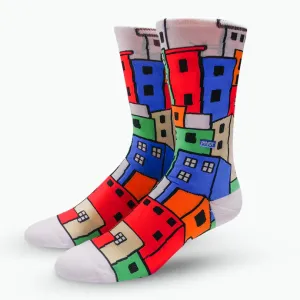 Pyvot Pastel Pueblo Crew Socks