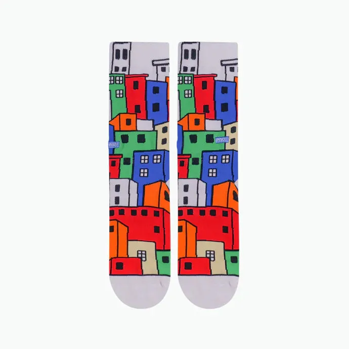 Pyvot Pastel Pueblo Crew Socks