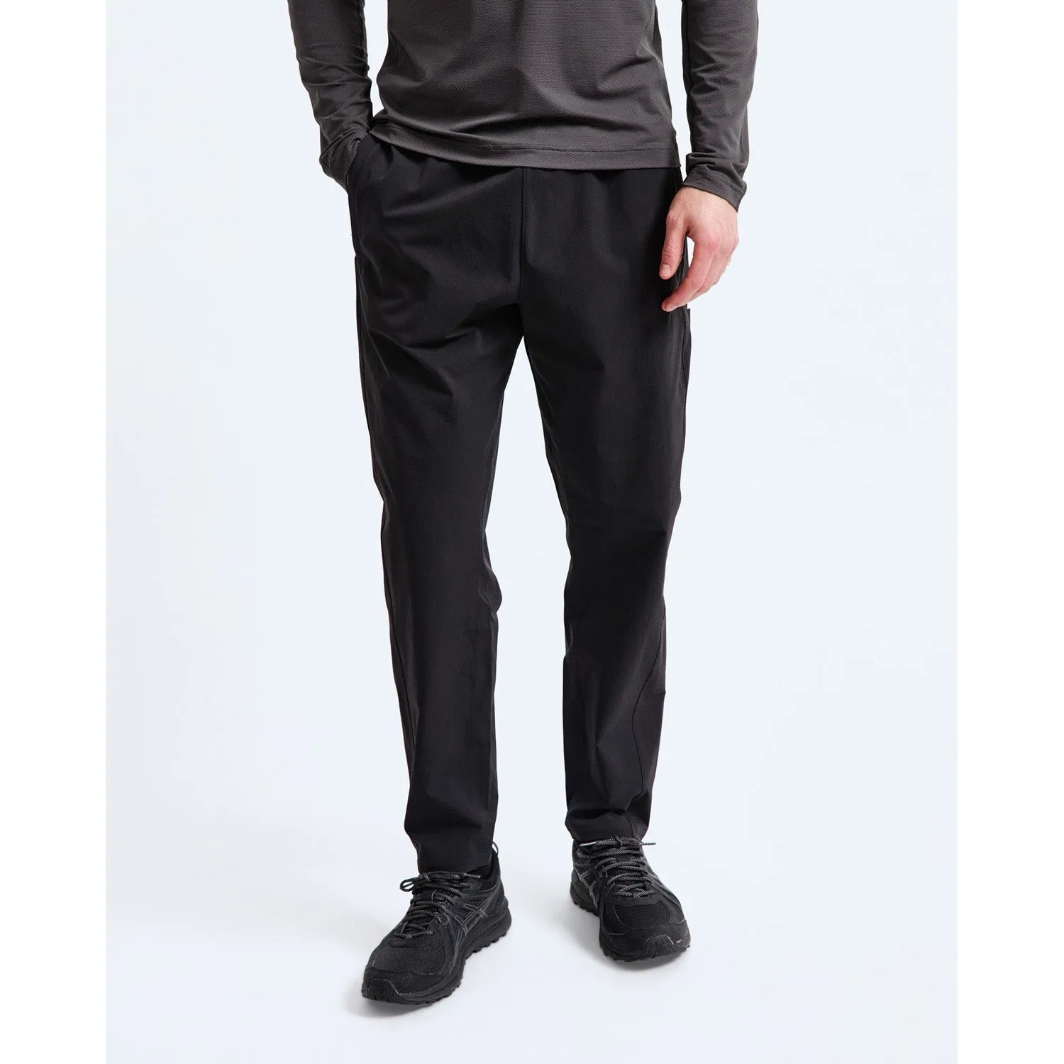 Reigning Champ Men Woven Nylon Oxford Team Pant Black RC-5498-BLK