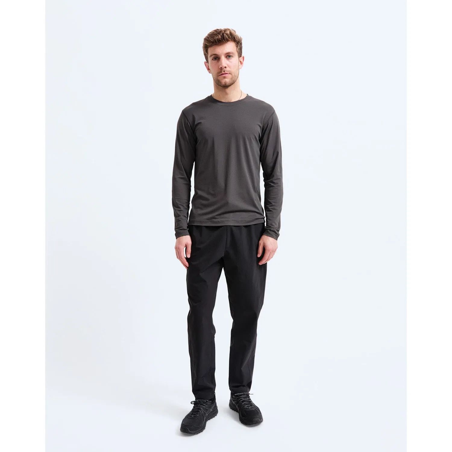 Reigning Champ Men Woven Nylon Oxford Team Pant Black RC-5498-BLK