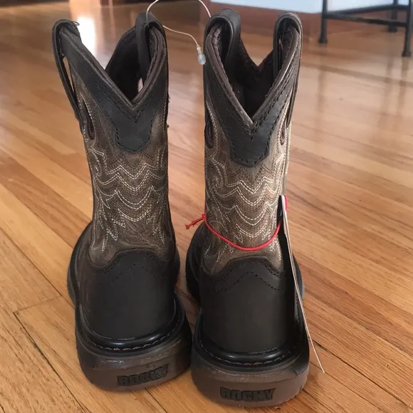 Rocky unisex kids western boots.