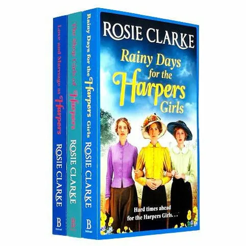 Rosie Clarke Oxford Street Series 3 Books collection Set Shop Girls of Harpers