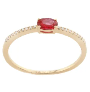 Ruby & Diamond Ring R33896