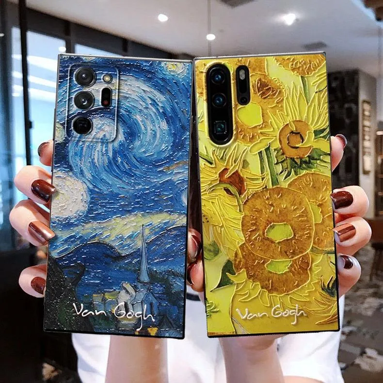 Samsung Note Series Van Gogh Embossed Case