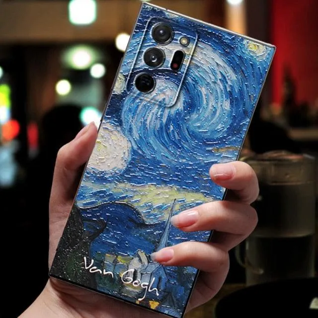 Samsung Note Series Van Gogh Embossed Case
