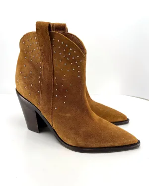 SIGERSON MORRISON KALIE SUEDE MICRO STUD ANKLE BOOTS