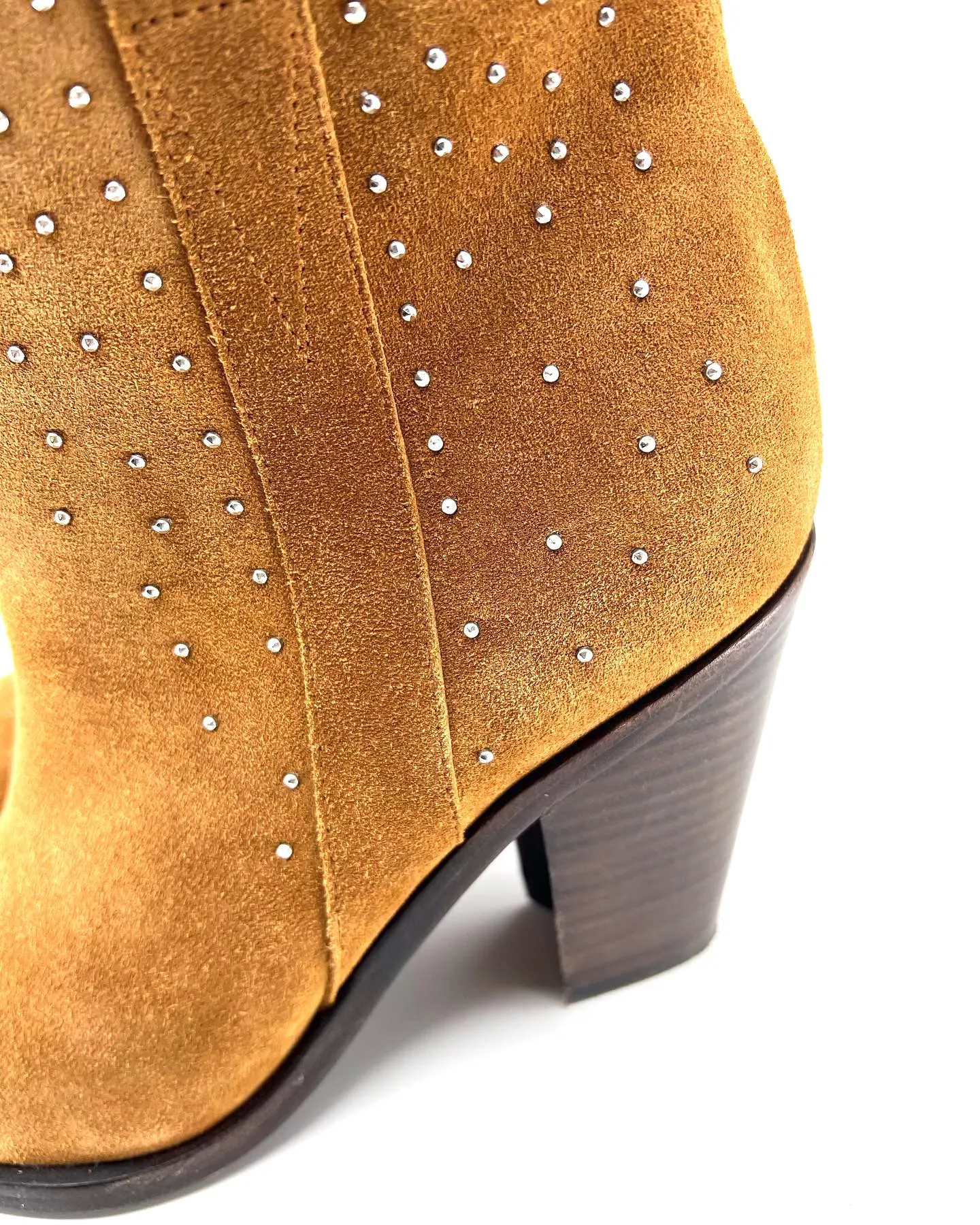 SIGERSON MORRISON KALIE SUEDE MICRO STUD ANKLE BOOTS