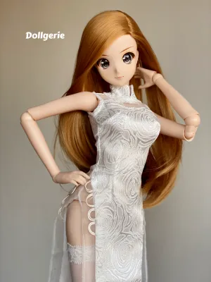 Silver QiPao for SmartDoll