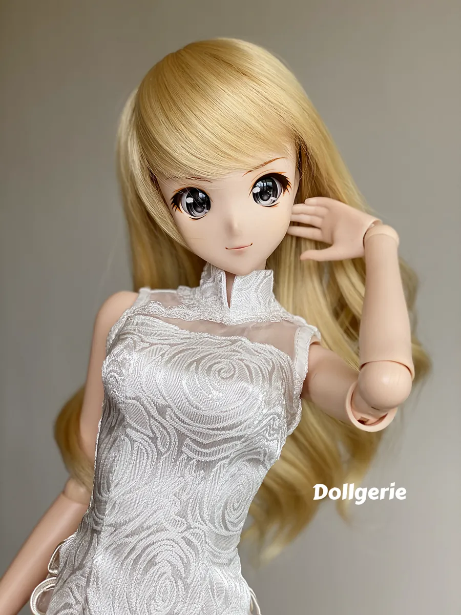 Silver QiPao for SmartDoll
