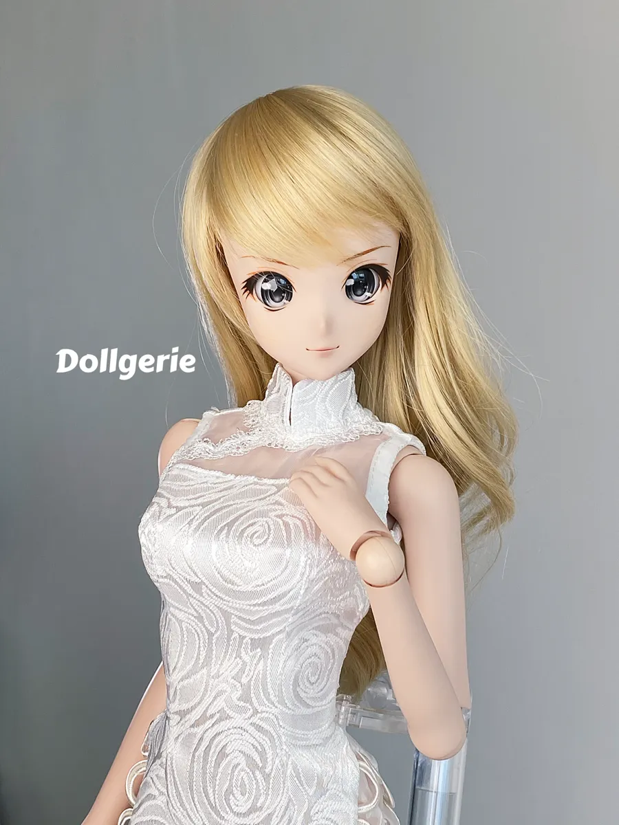 Silver QiPao for SmartDoll