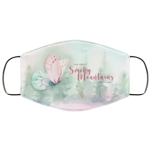 Smoky Mountains Watercolor - Dolly Parton Inspired - Adult Face Mask
