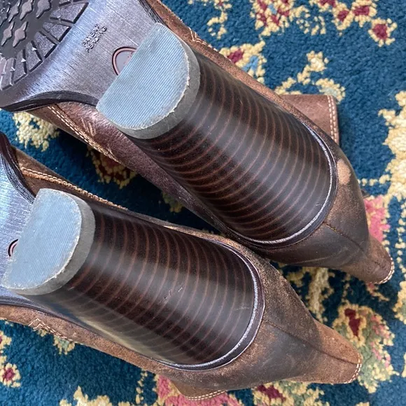 🍄Sofft Wera distressed Brown leather Ankle Boot