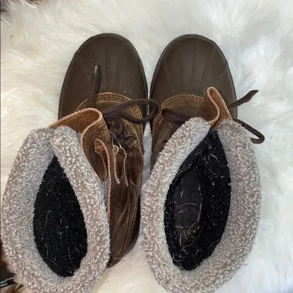 Sorel Kananaskis II Brown Men's Leather Snow Boots Size 9
