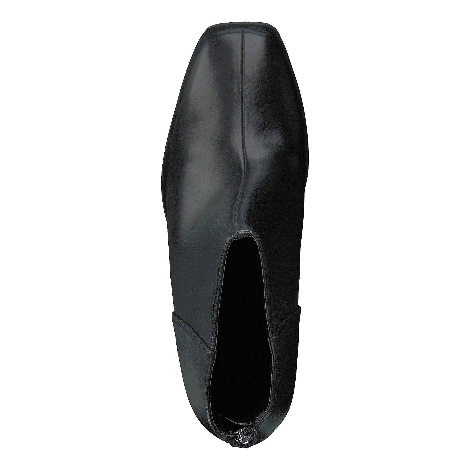 Squared Front Ankle Boots Black