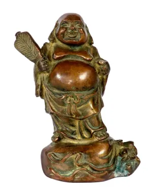 Standing Hotei Statue 5"