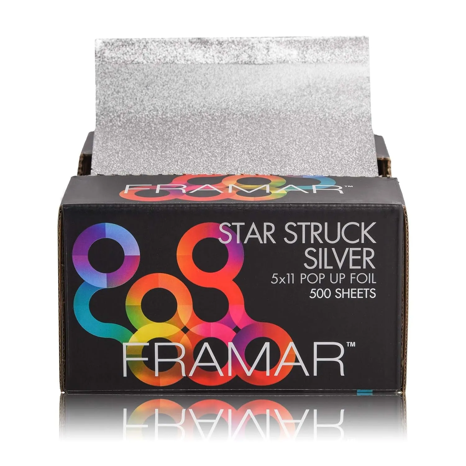 Star Struck Silver Pop up Hair Foil, Aluminum Foil Sheet, Hair Foils for Highlighting - 500 Foil Sheets