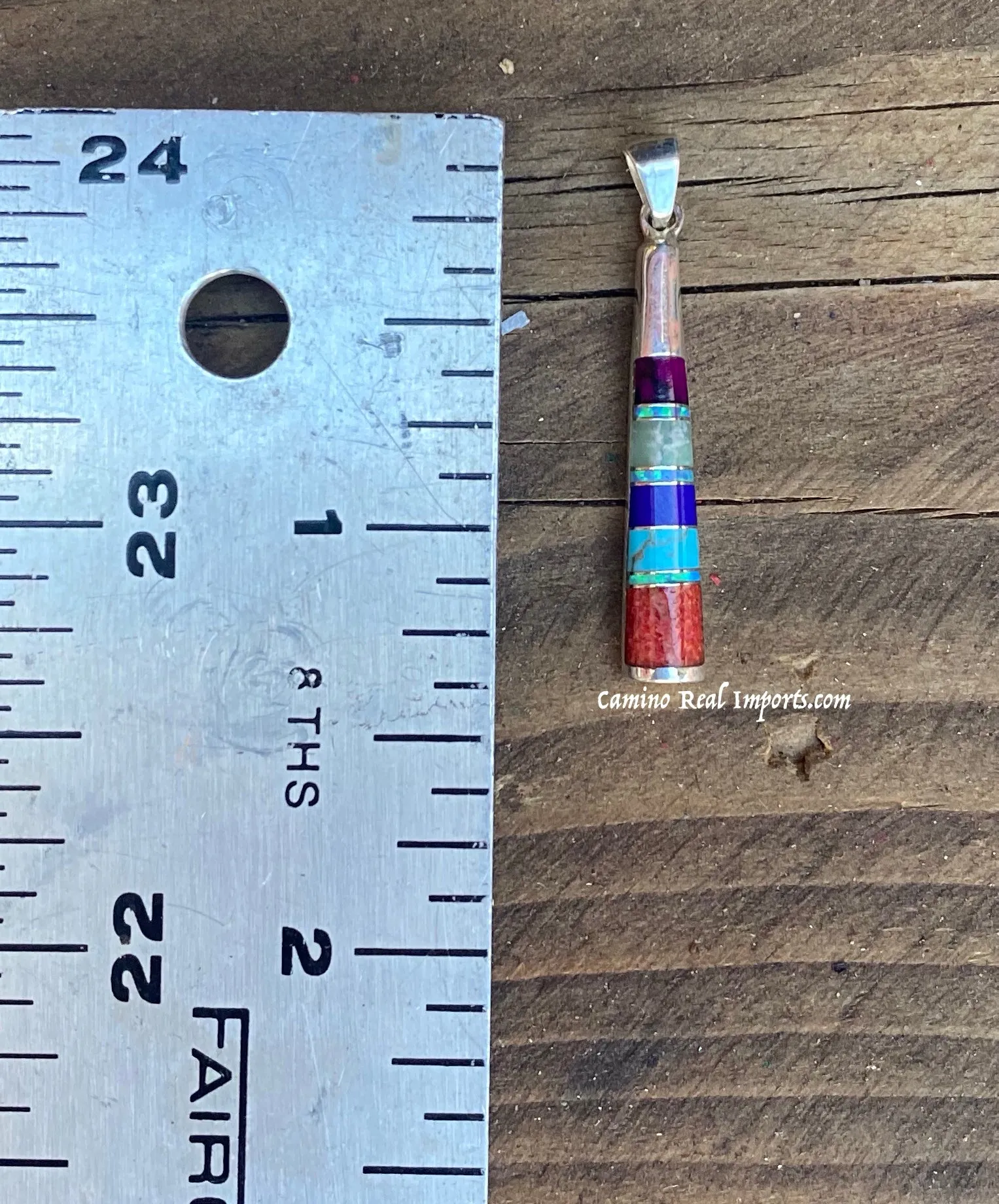 Sterling Silver Multi Color Pendant STSP0014