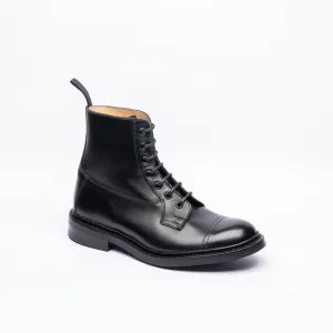 Stivale derby Tricker's Grassmere in pelle nera