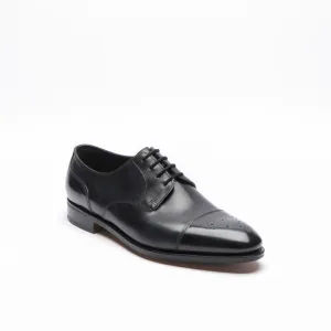 Stringata derby John Lobb Wren in pelle nera (Taglia 8.5 UK)