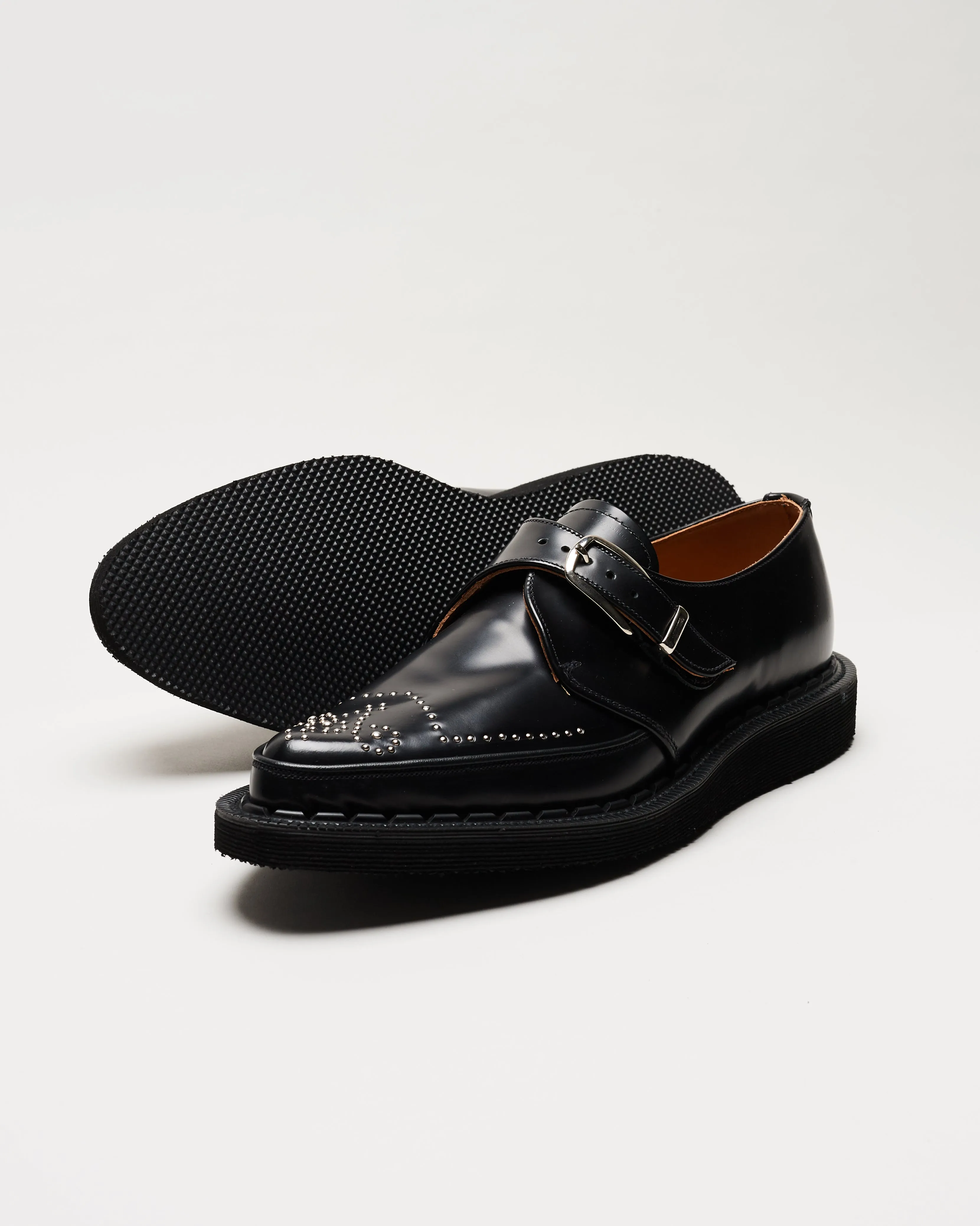 Strummer Monk Black Studded