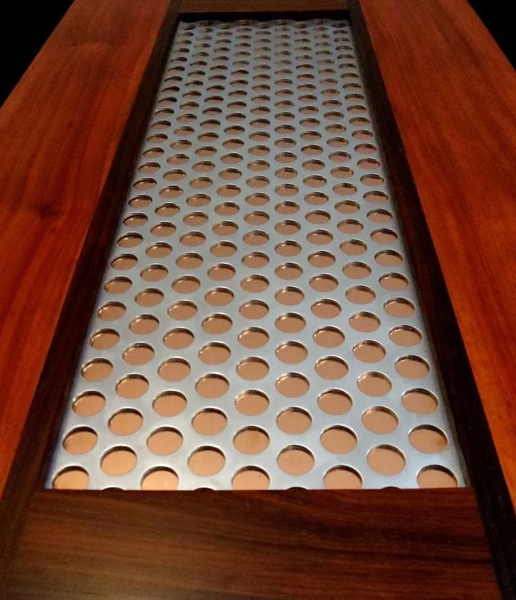 Tall Cocobolo and Padouk Wall Art w/ Metal and Zebrawood Accents "Tall Drink"