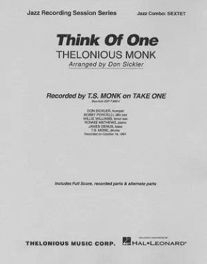 THINK OF ONE SEXTET 3 HORNS RHYTHM SFM4-5