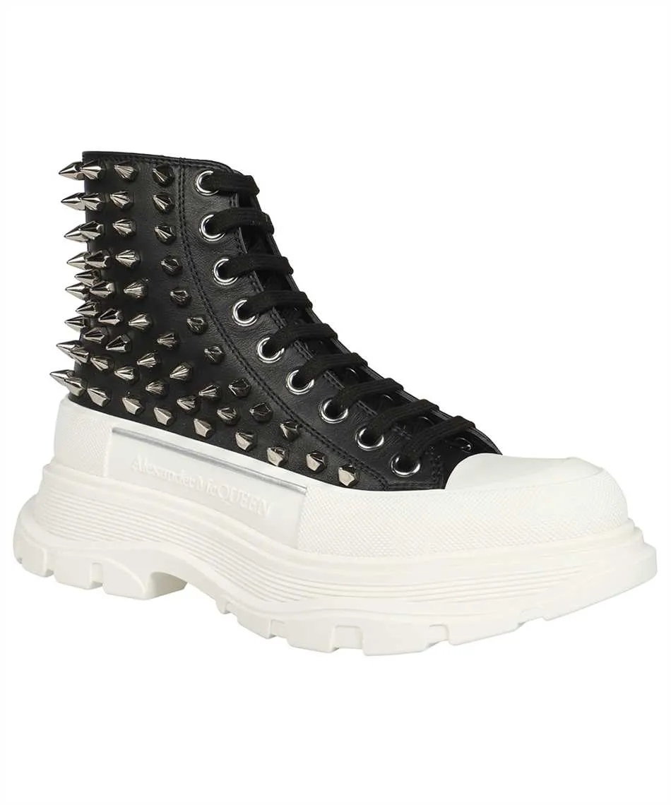 Tread Slick leather lace-up ankle boots