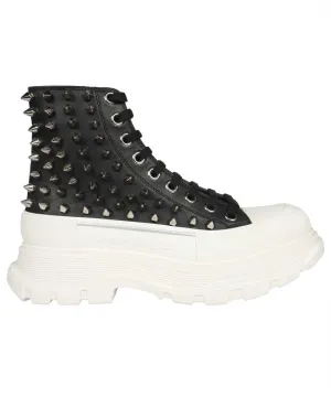 Tread Slick leather lace-up ankle boots