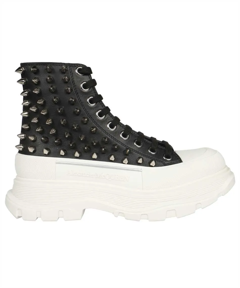 Tread Slick leather lace-up ankle boots