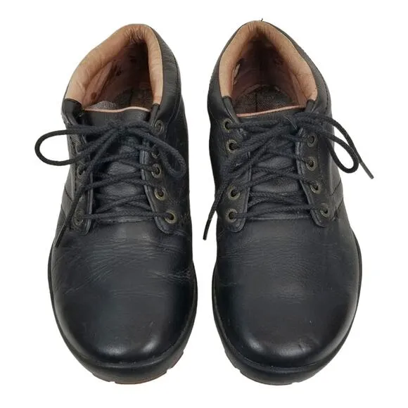 True Linkswear The Chukka Black Leather Golf Shoes Men's Size 7.5