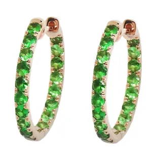 Tsavorite Earrings E40880