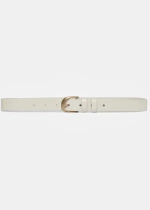 Twist Buckle Belt (Bone)