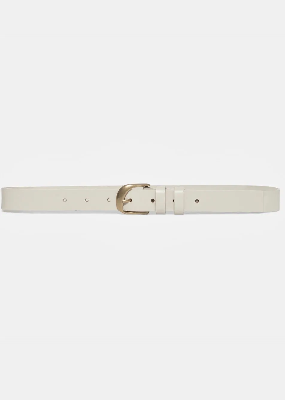 Twist Buckle Belt (Bone)