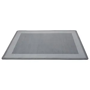 Two-Tone Area Rug 6ft x 9ft Rectangle - Grey