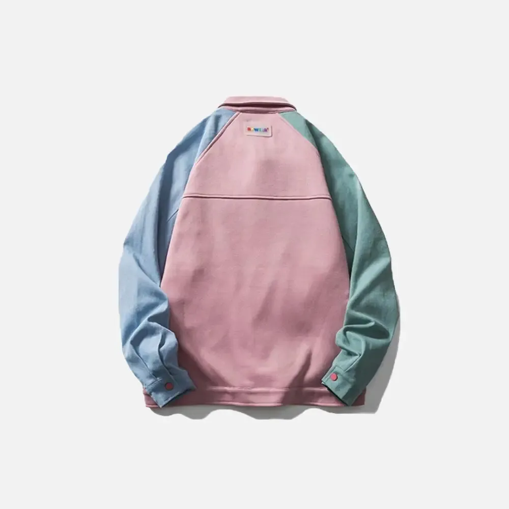 Unique Y2K Heart Corduroy Jacket for Comfortable and Durable Wear