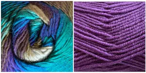 VIOLET  ALL BLUES - Embossed Natura Gloves KIT
