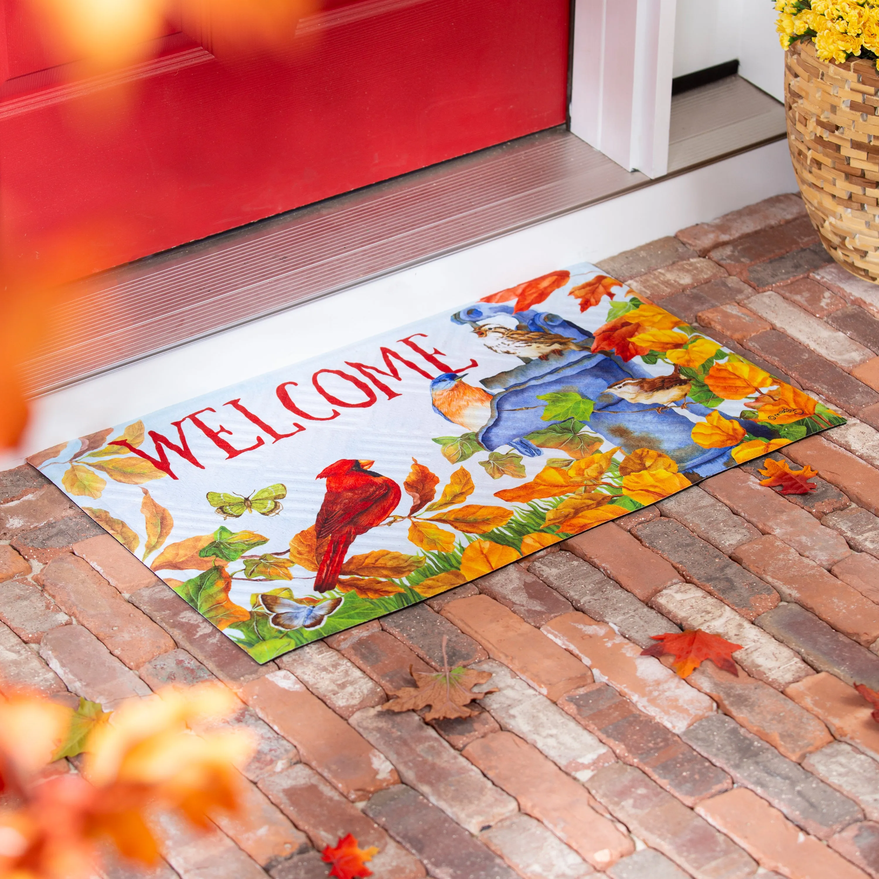 Where Birds Gather Embossed Mat,41em2771