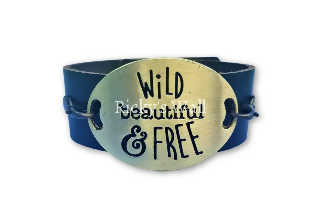 Wild - Leather Bracelet (Dark Brown)