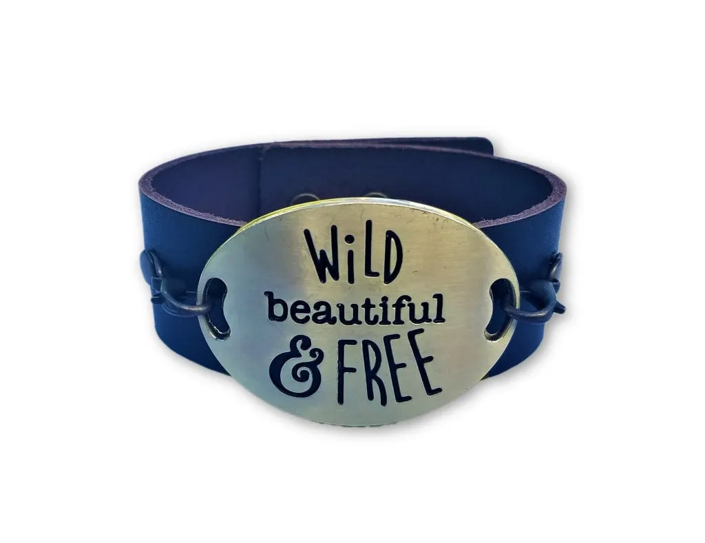 Wild - Leather Bracelet (Dark Brown)
