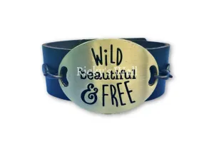 Wild - Leather Bracelet (Dark Brown)