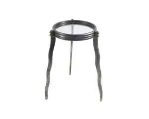 Will Stone Postmodern Metal Accent Table