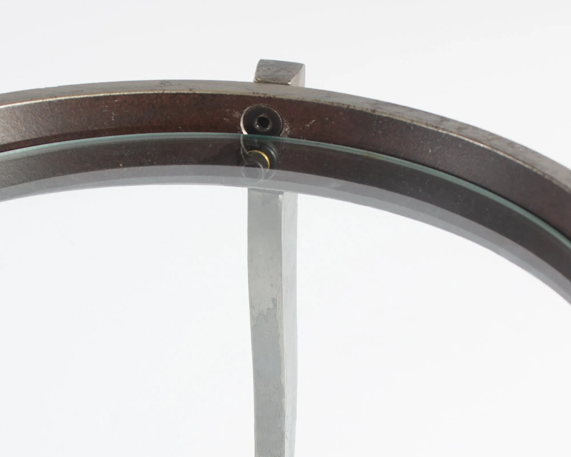 Will Stone Postmodern Metal Accent Table