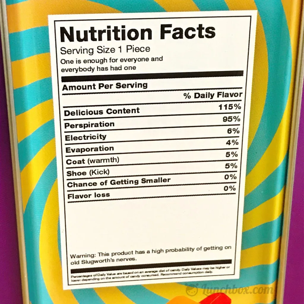 Willy Wonka and the Chocolate Factory Lunch Box