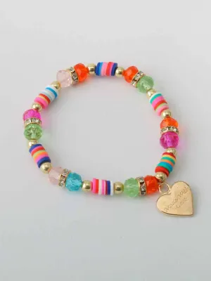 WOMEN'S MULTI COLOR HEART BRACELET