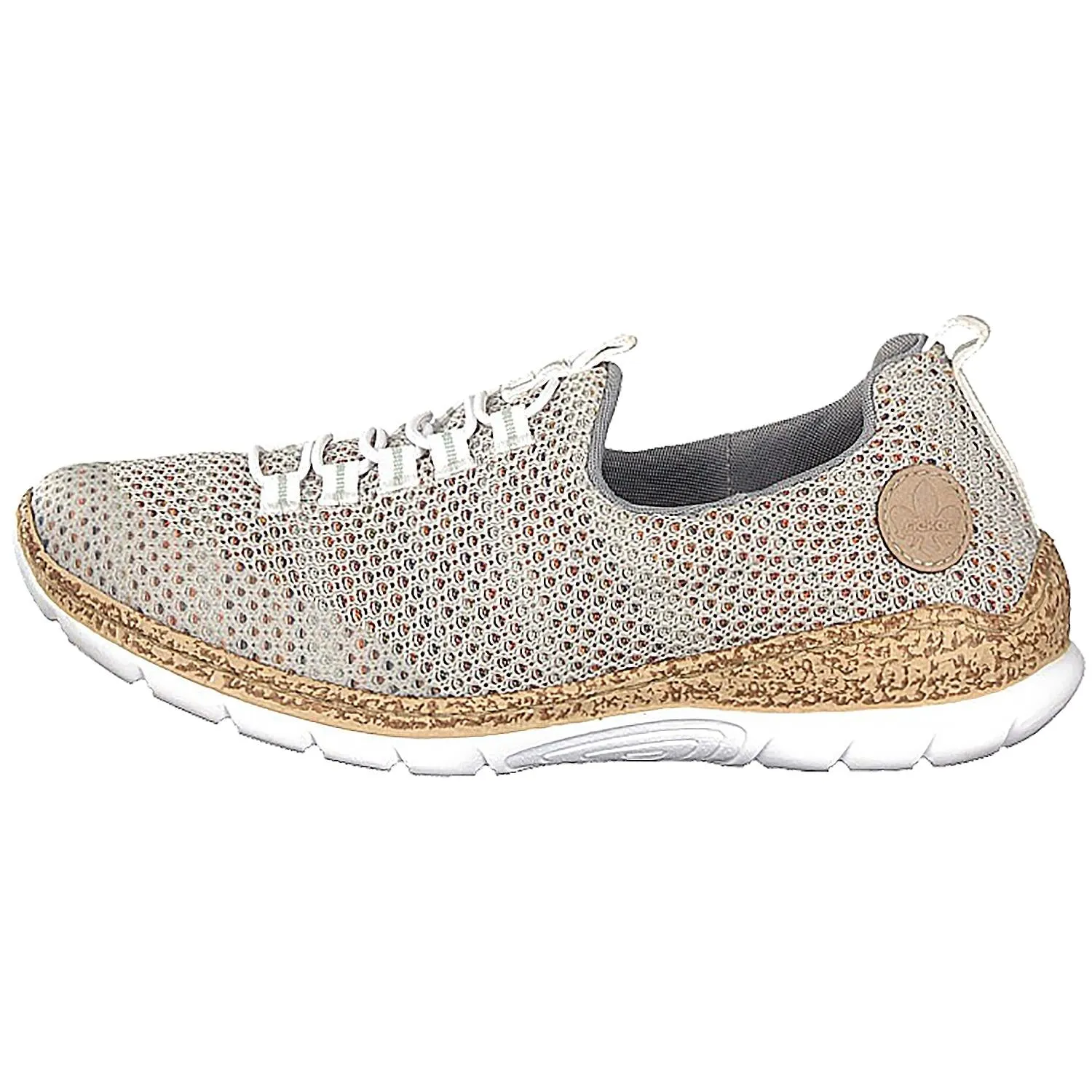 Women's Rieker N42M5-91 Nikita M5 Clear/Fog Multi/Nude Fabric