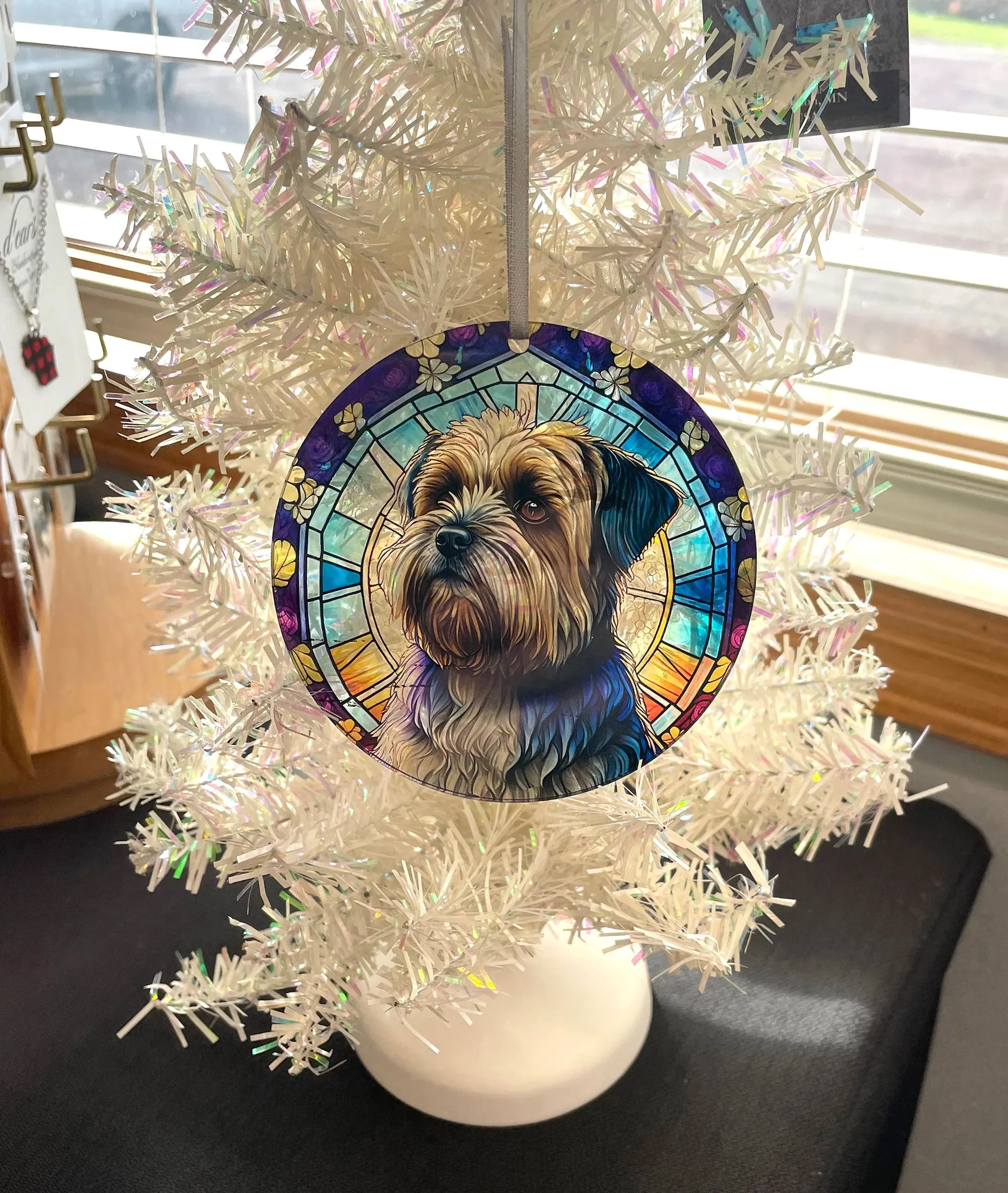 Yorkshire Terrier, Acrylic Window Ornament #SC248